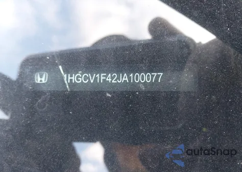 2018 Honda Accord Ex from USA, damaged, VIN 1HGCV1F42JA100077